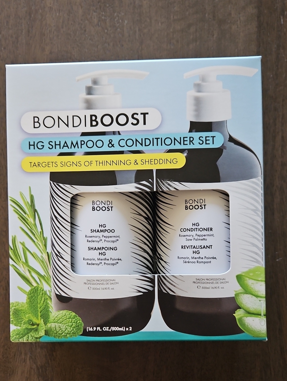 BondiBoost HG Anti-Thinning Shampoo Conditioner Set [16.9fl oz each